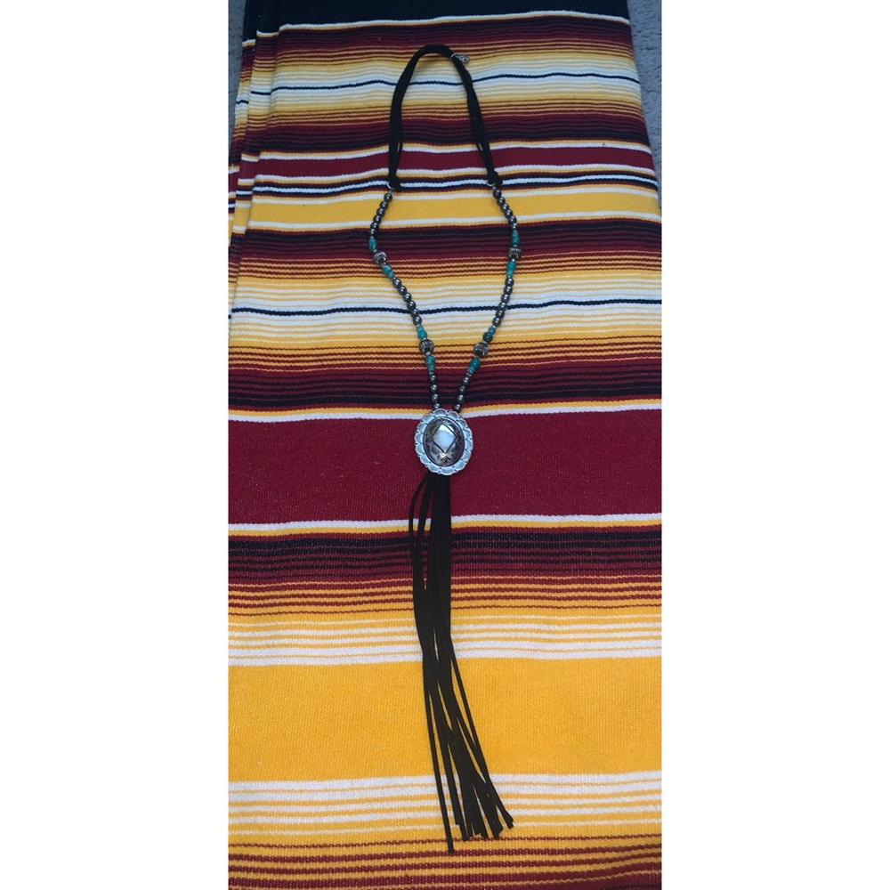 Women’s long western necklace